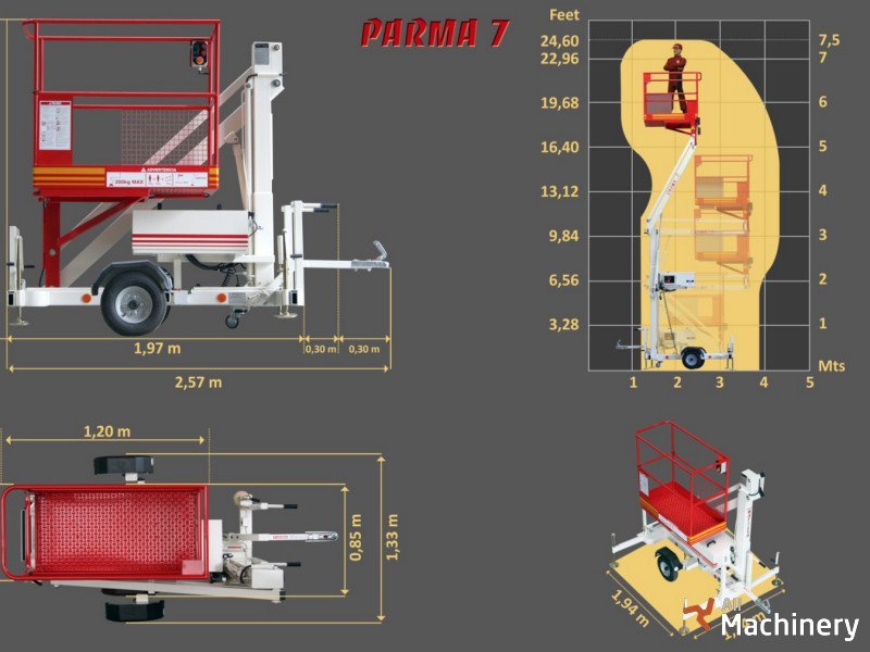 MATILSA Parma 7 Priekabos tipo keltuvai #115