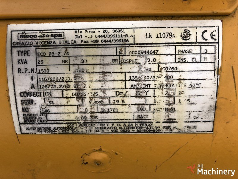 MECC ALTE ECO 28 Generatoriai 10-50 kw #1621