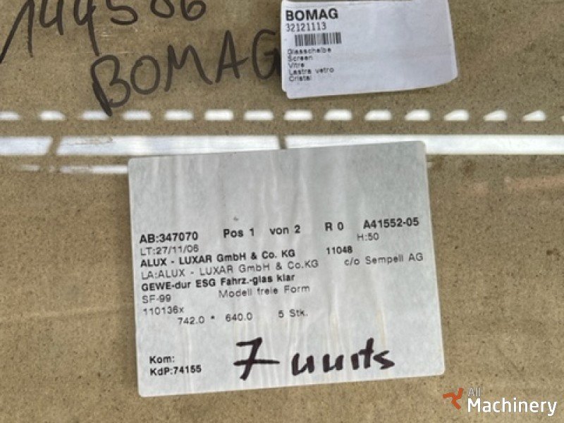 BOMAG 32121113 Kabinos ir kėbulo dalys #4342