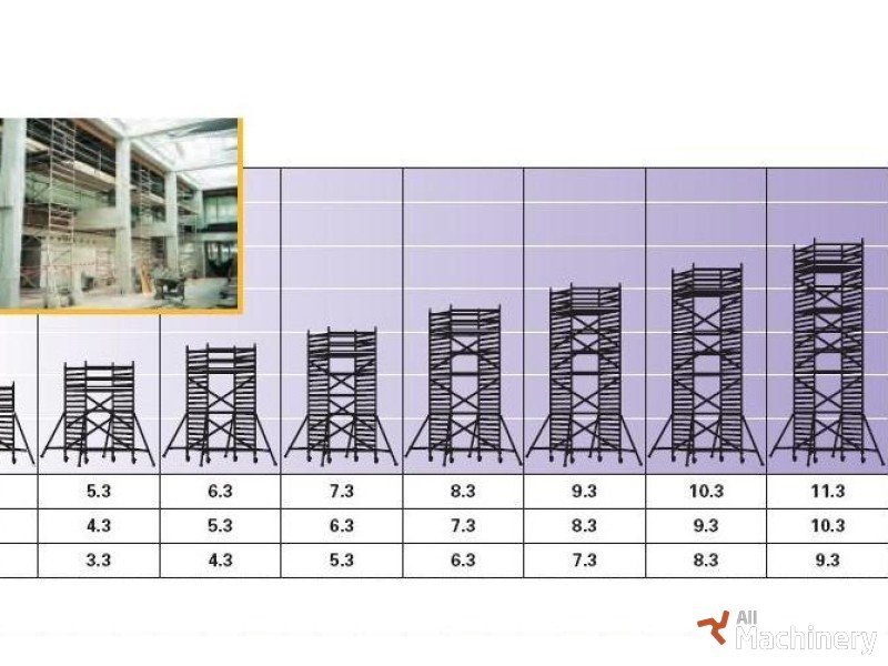 CUSTERS Bokštiniai pastoliai Mobilių bokštinių pastolių nuoma #5170