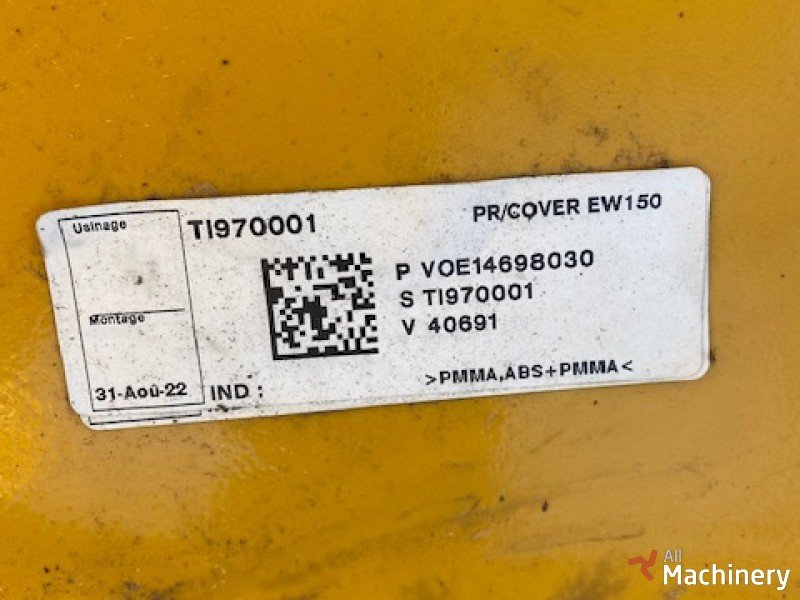 VOLVO EW150 Protection Cover Kabinos ir kėbulo dalys #6359