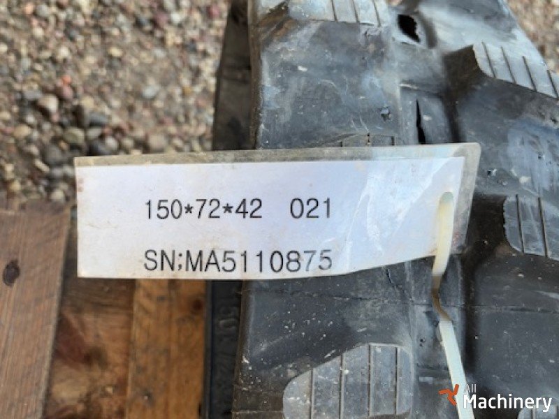 YANMAR Rubber tracks 150X72X42 Ekskavatorių vikšrinės važiuoklės dalys #7125