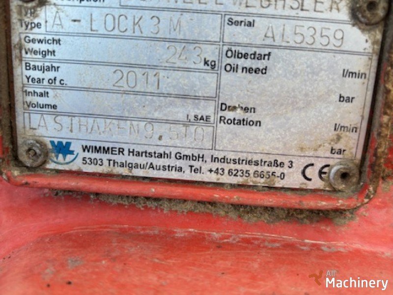 Wimmer A-LOCK 3 M Kitos dalys #7704