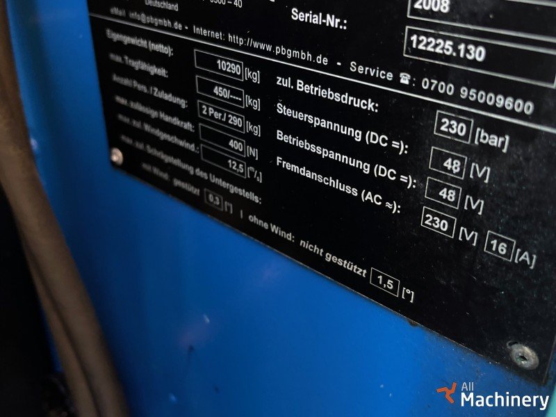 PB S225-12ES Žirkliniai keltuvai #8060