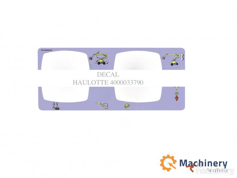 HAULOTTE HAULOTTE 4000033790 keltuvų hidraulinės sistemos dalys #8105