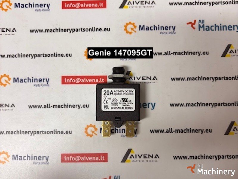 GENIE 147095GT Keltuvų elektros įrangos dalys (2025 m.) #8319