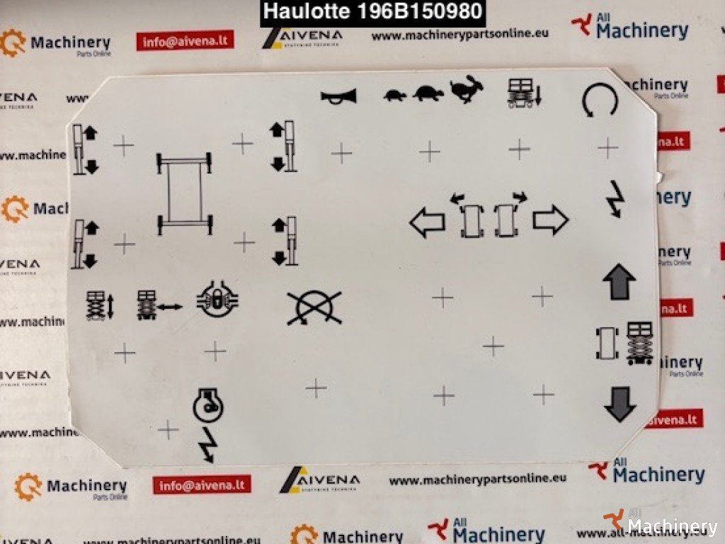 HAULOTTE 196B150980 kitos keltuvų dalys #8745